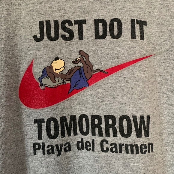 Vintage Nike Just Do It Tomorrow Tank Top - Picture 3 of 5